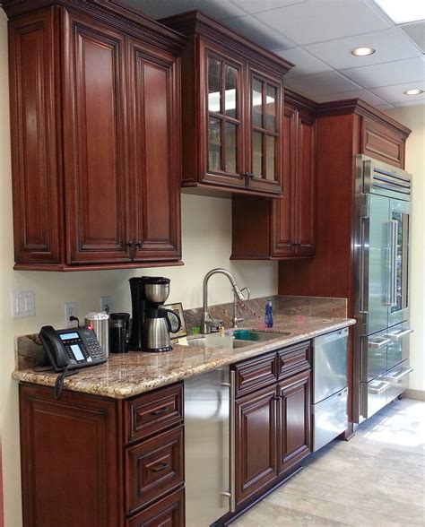 cherry wood cabinets